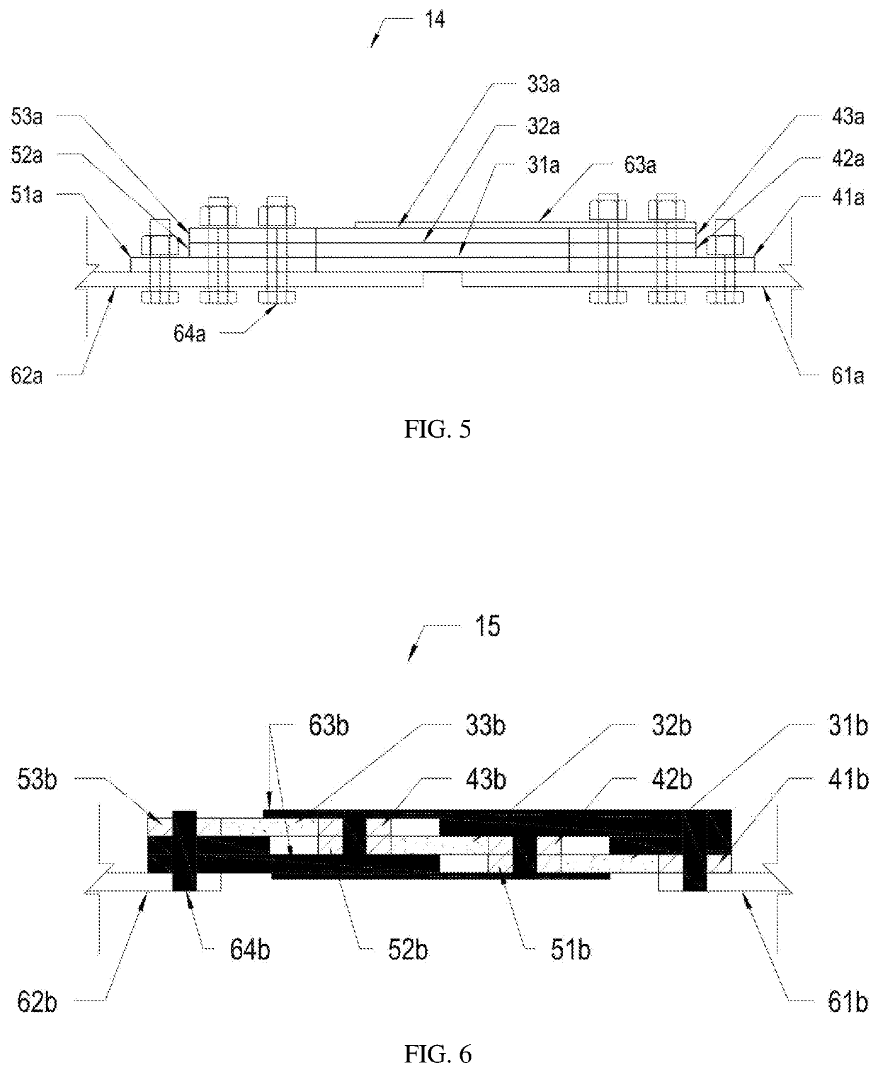 Member-to-member laminar fuse connection