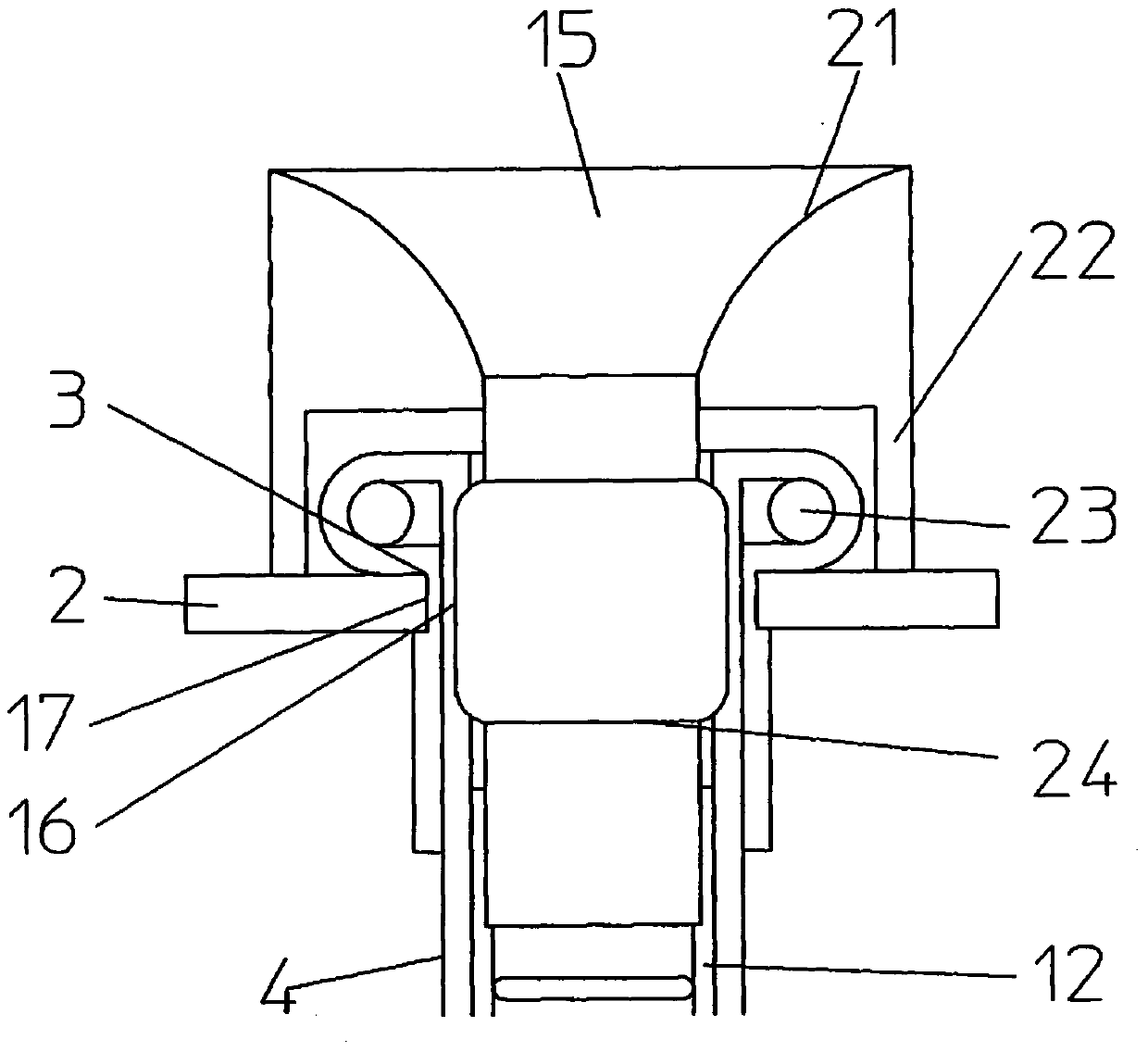 Bag filter for cleaning dust-laden gases and injector nozzle for such a bag filter