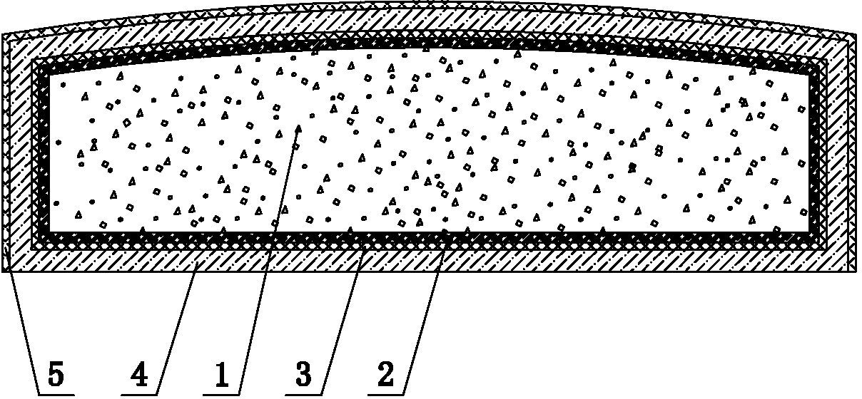 Novel crude fiber healthcare moon cake and production method thereof