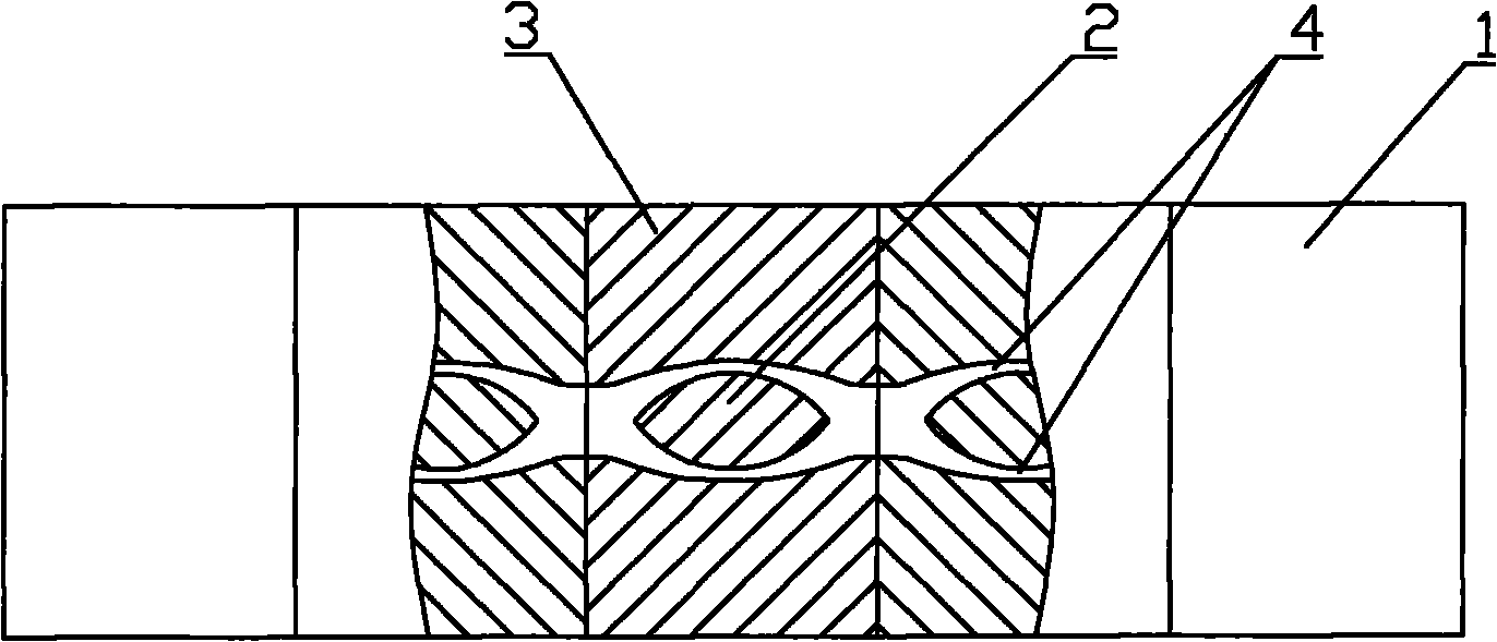 Extrusion neck ring mold and method for preparing materials with high orientation degree distribution of filling materials