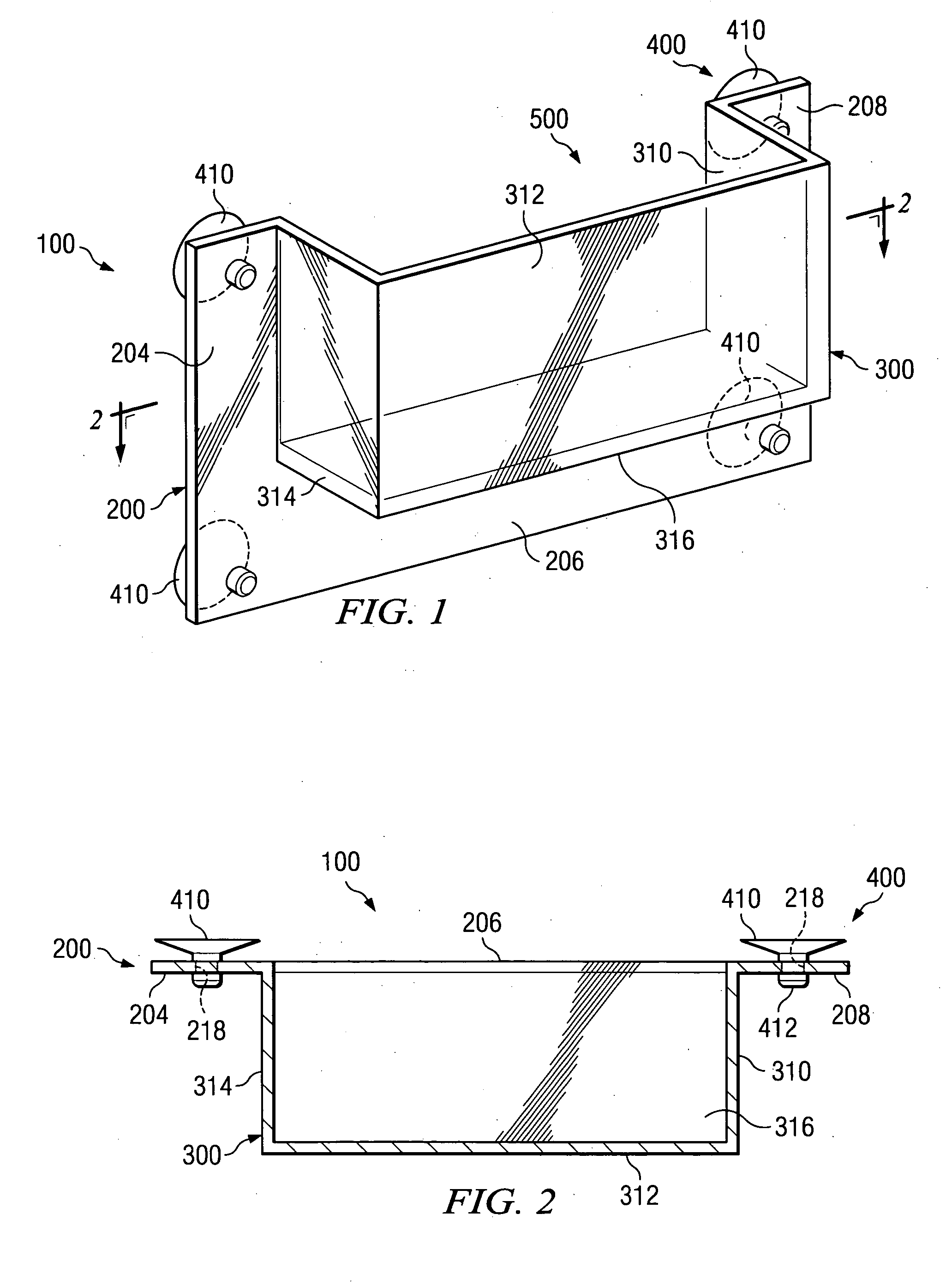 Vehicle container