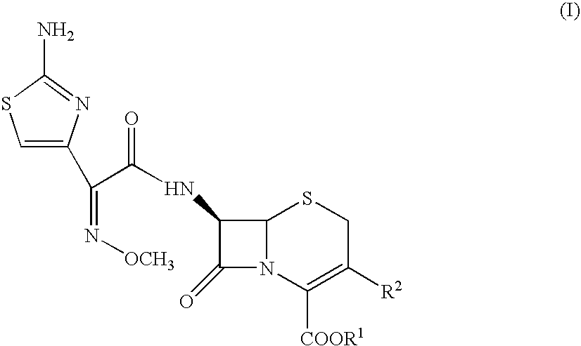 Process for preparing cephalosporins with salified intermediate