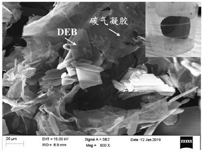 A kind of room temperature hydrogen-absorbing carbon airgel material and preparation method thereof