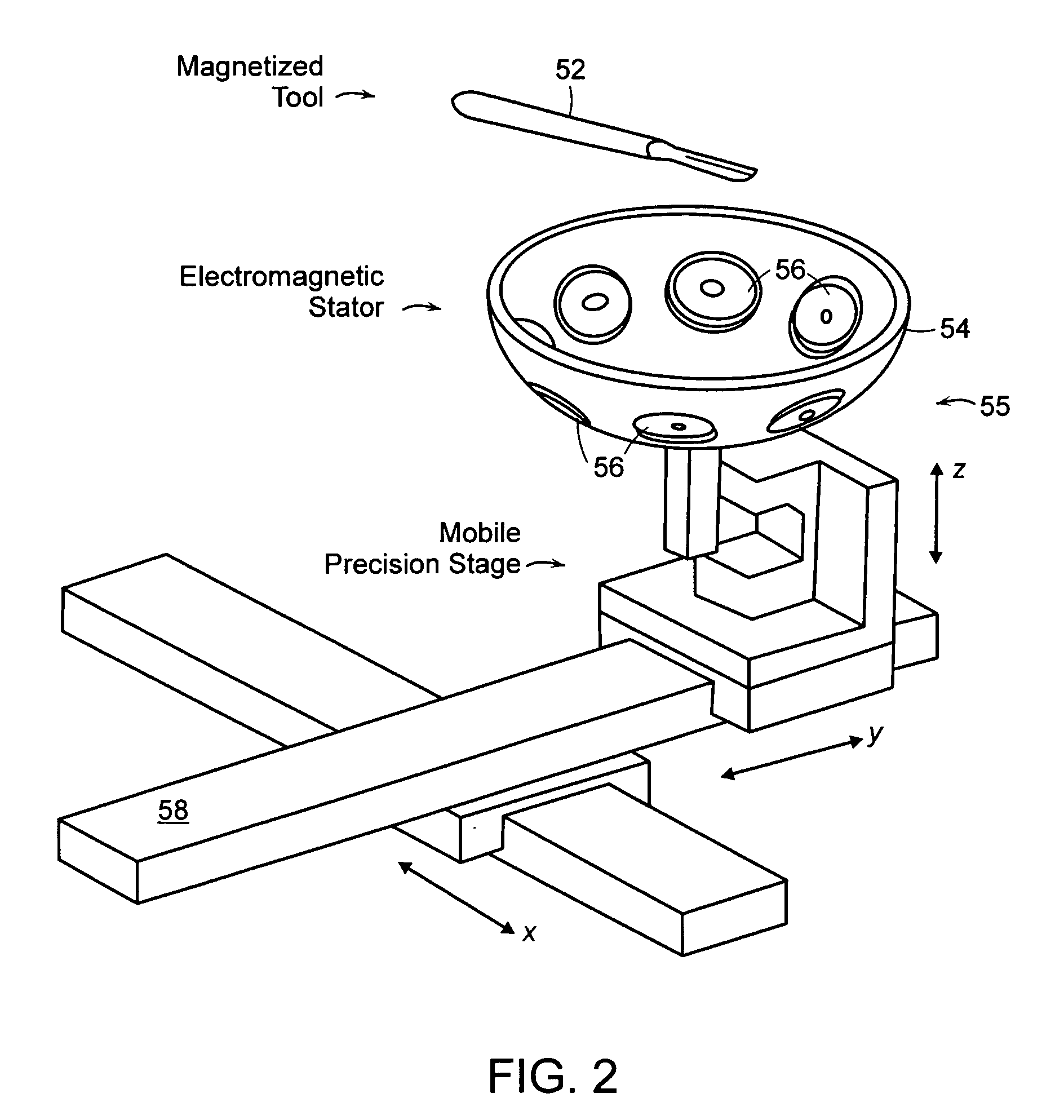 Magnetic haptic feedback systems and methods for virtual reality environments