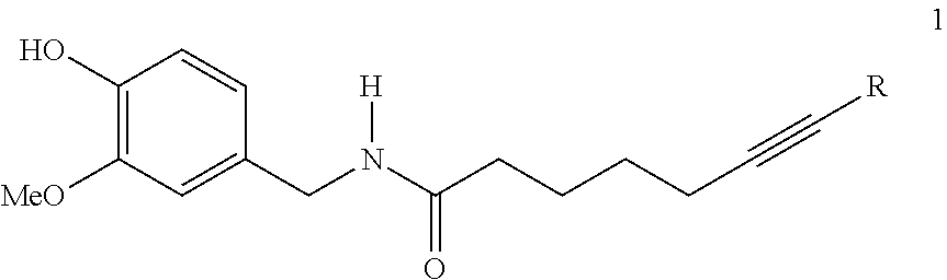 Synthetic capsaicin analogues as bioenhancers