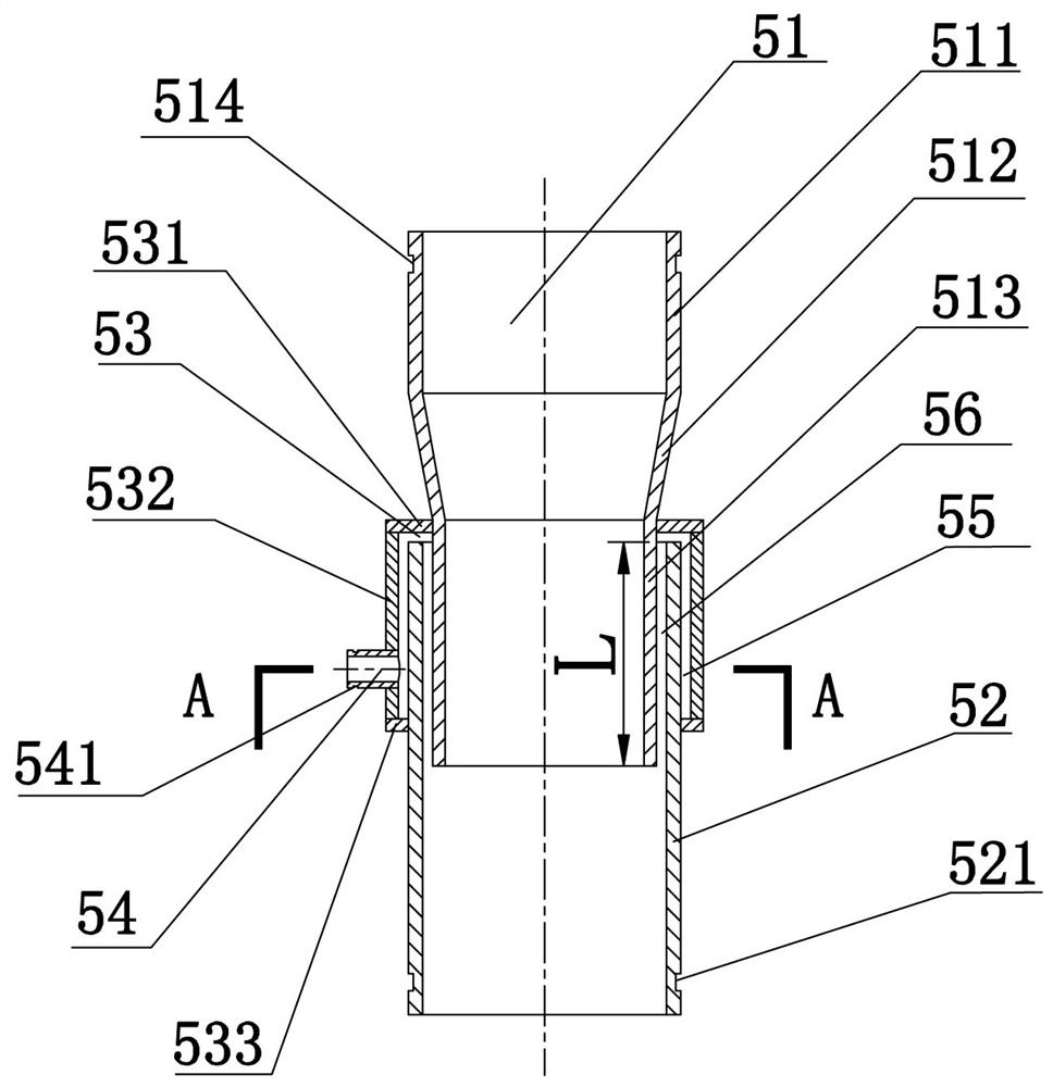 Filling slurry low-resistance free-flow pipeline conveying system