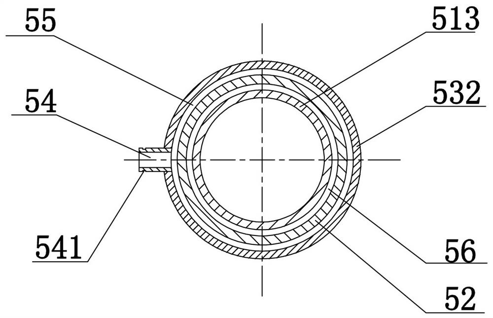 Filling slurry low-resistance free-flow pipeline conveying system