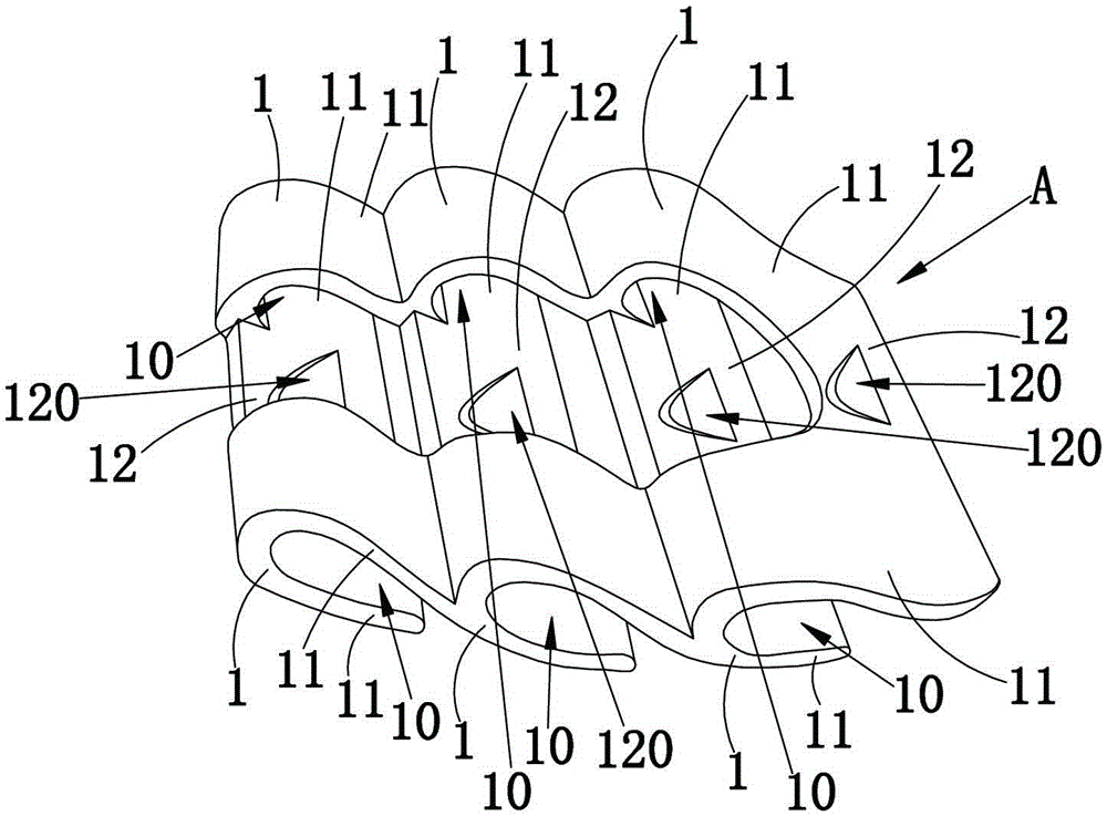 Rebound anti-side-slipping device for heel portion of shoe sole