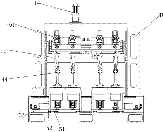 Numerical-control shoe-last carving machine capable of hydraulically clamping cylinder verge