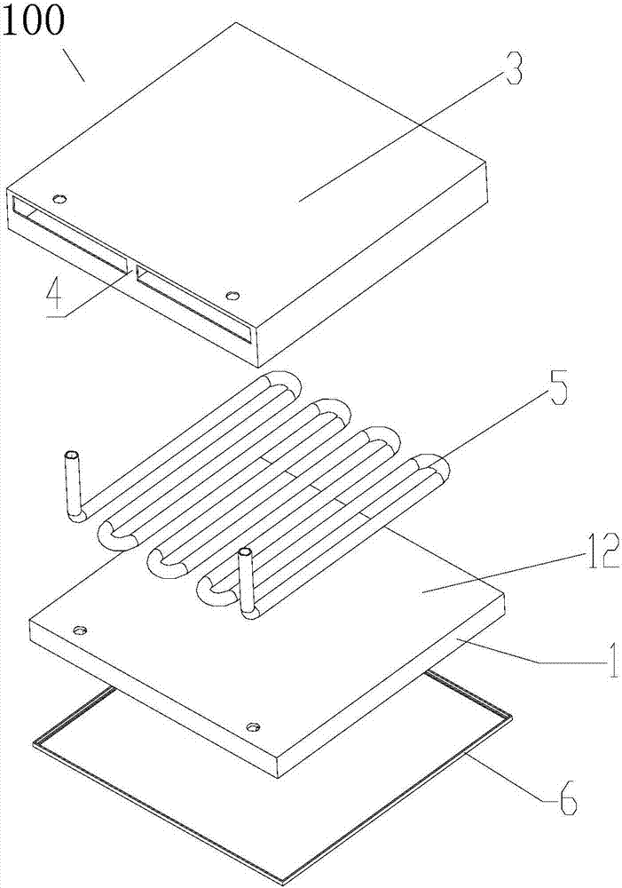 Radiant heat exchange structure and radiator applying same