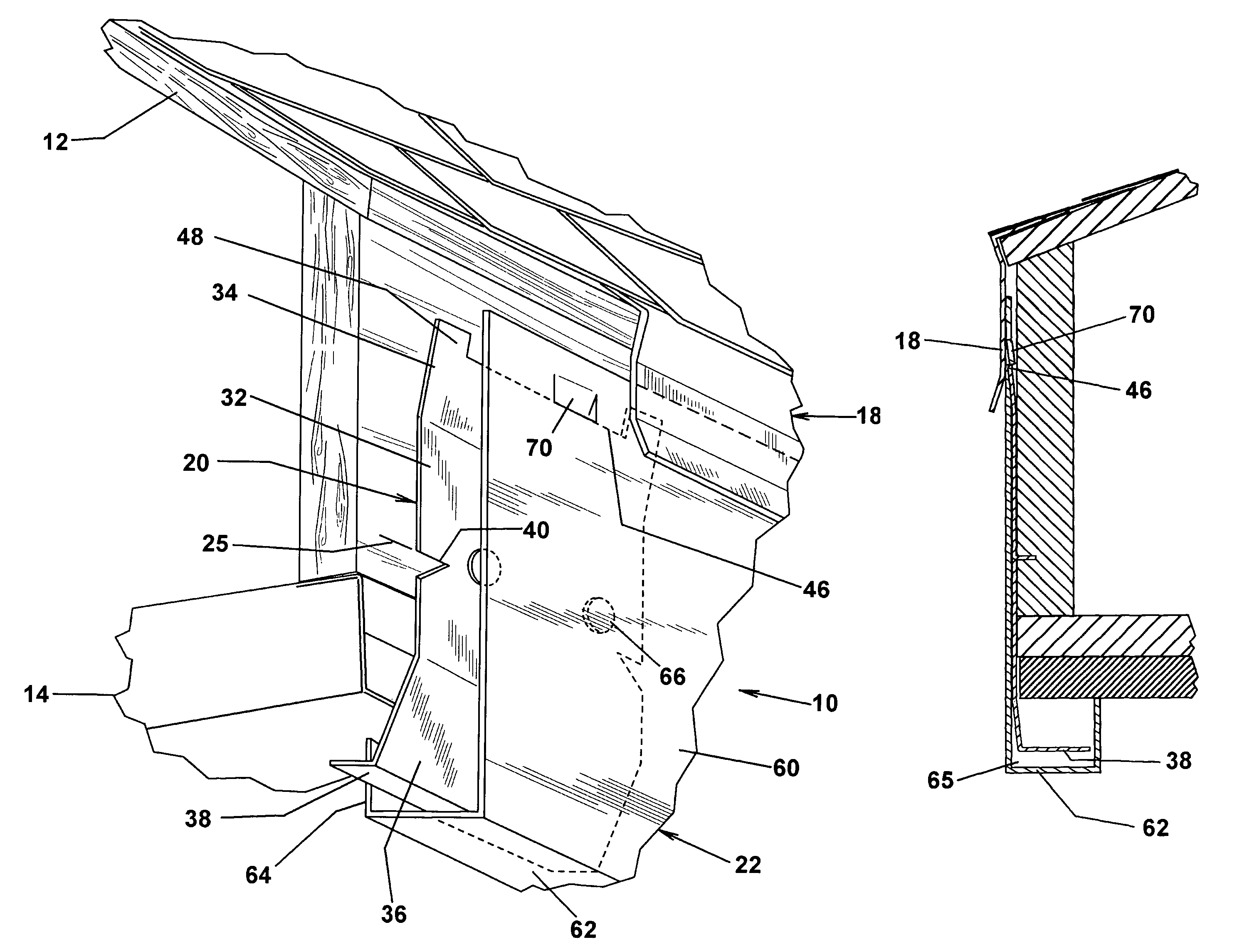 Snap-in facia border