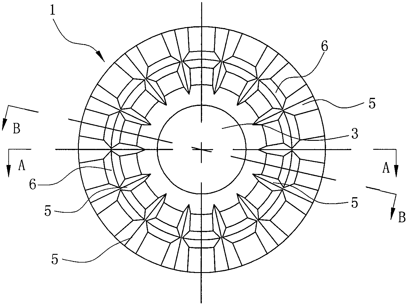 Vibration attenuation and noise reduction pad and motor installation structure of range hood