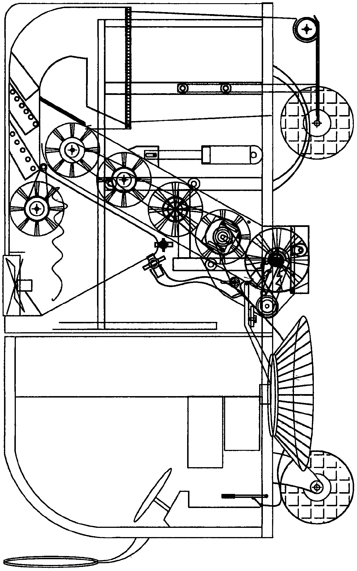 Multifunctional road surface sweeping vehicle