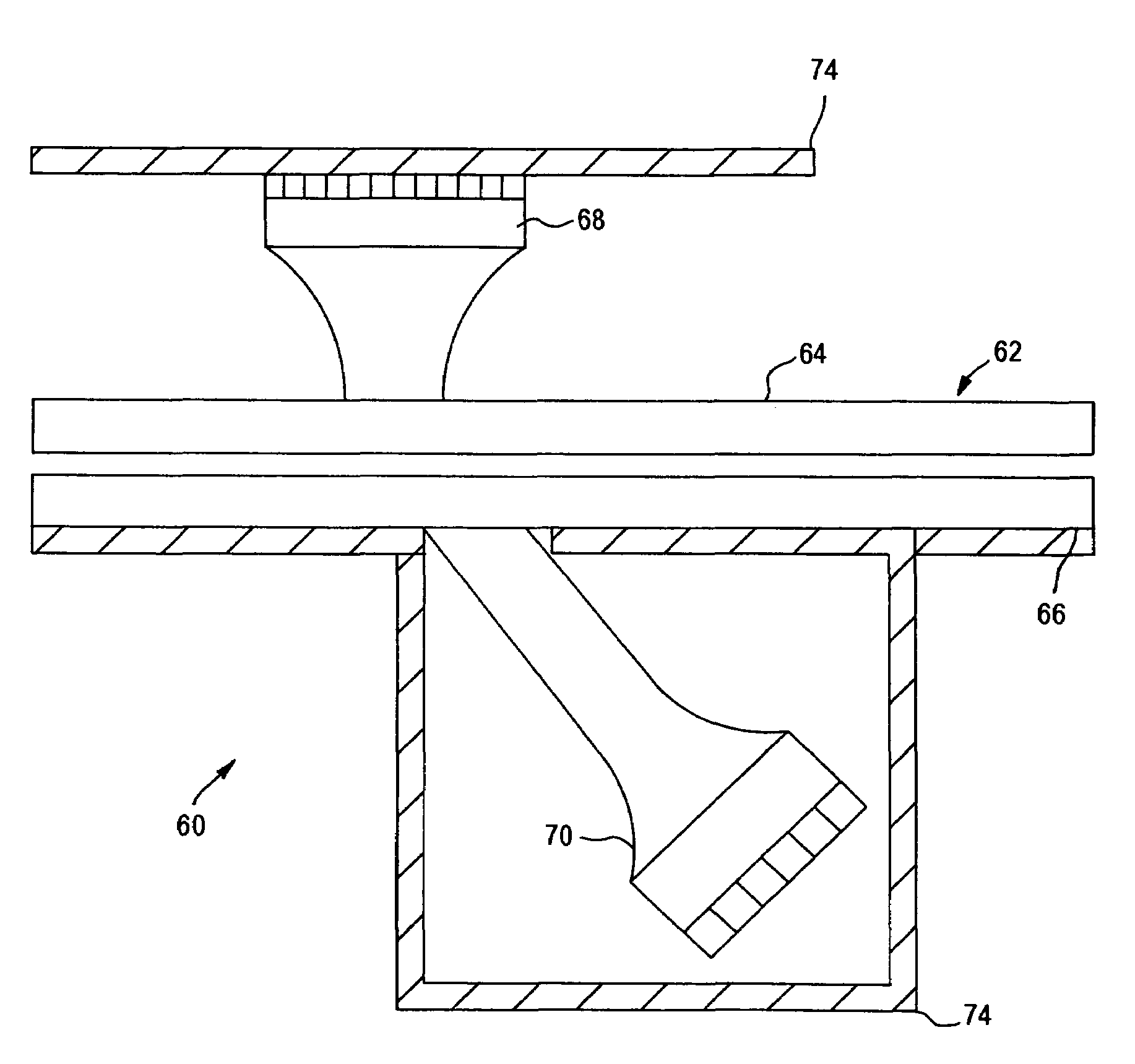 Apparatus and method for analyzing a liquid in a capillary tube of a hematology instrument