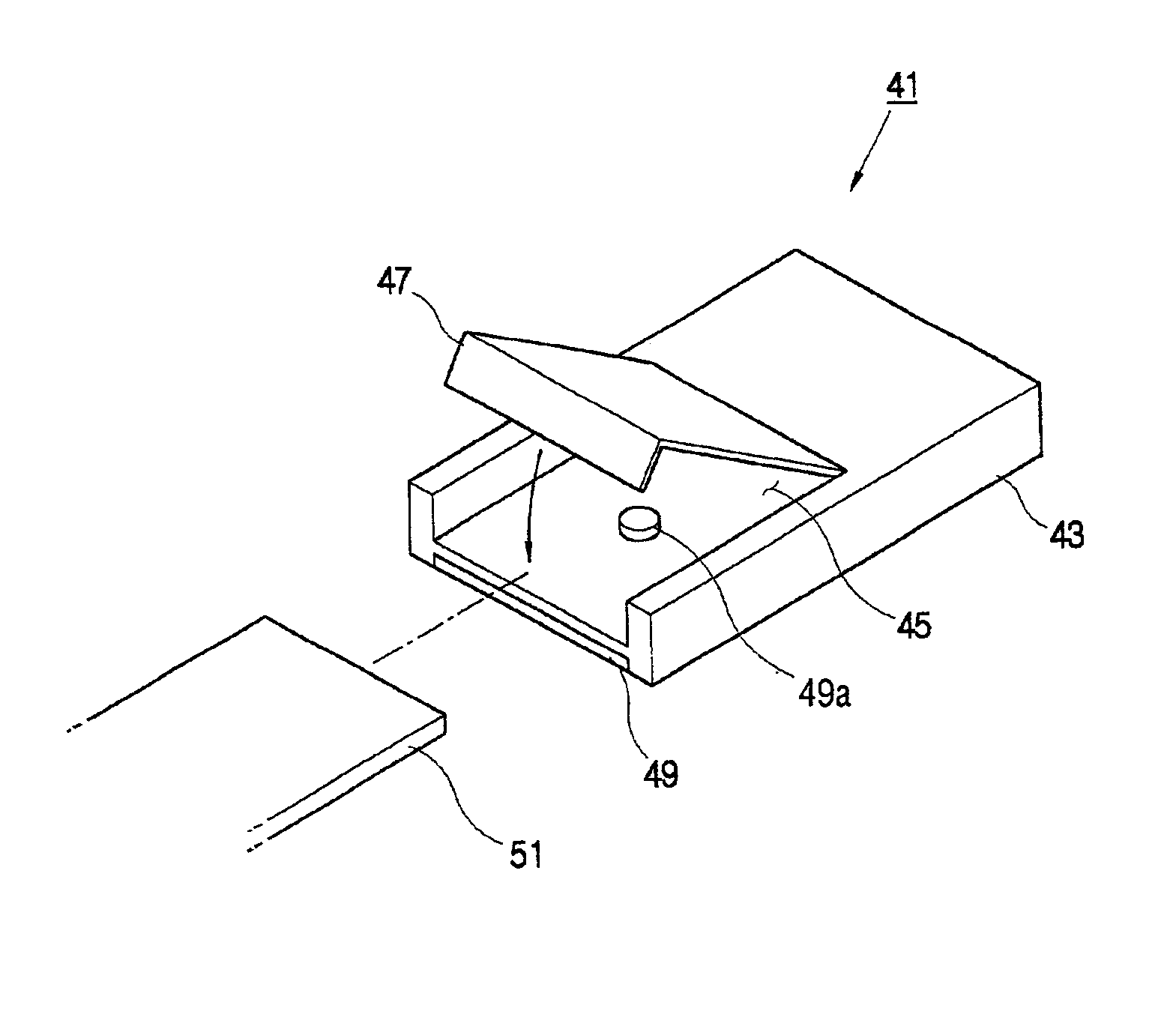 Displaying apparatus with flat panel