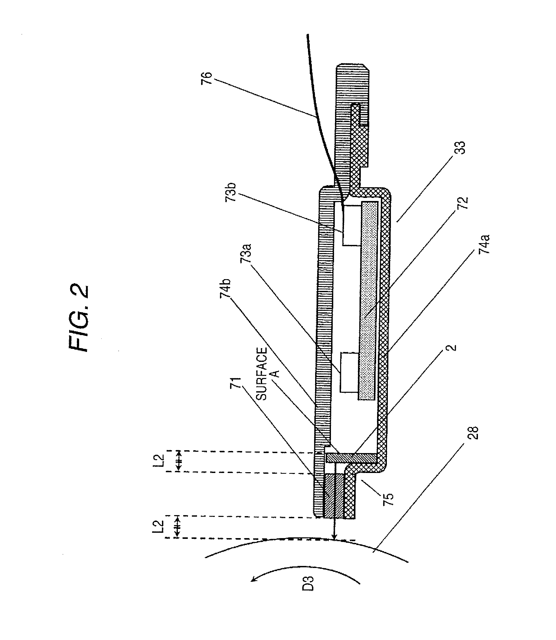 Organic electroluminescence element, exposure device and image forming