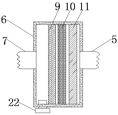 High-security desulfuration and denitration dust collector