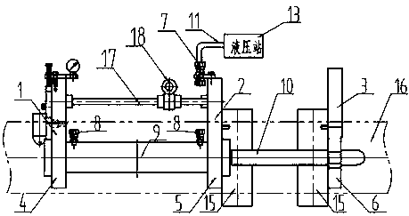 GIL conductor three-post insulator crimping equipment