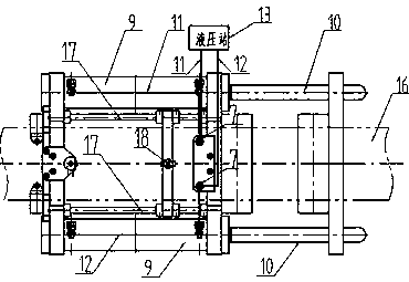 GIL conductor three-post insulator crimping equipment