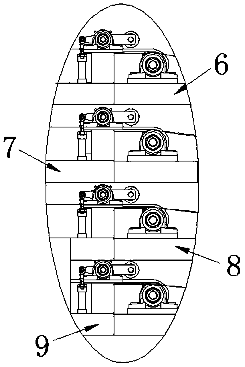 Core body winding type winding unit for sanitation product industry