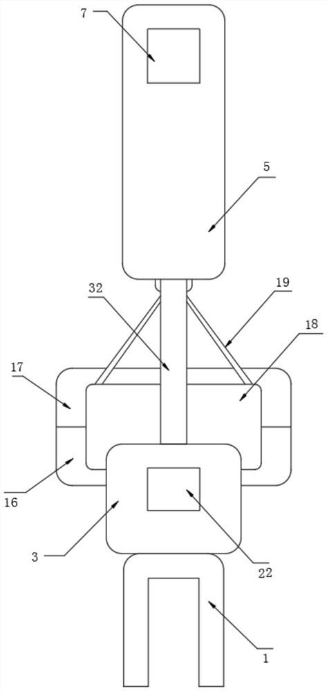 Postoperative fracture recovery assisting device