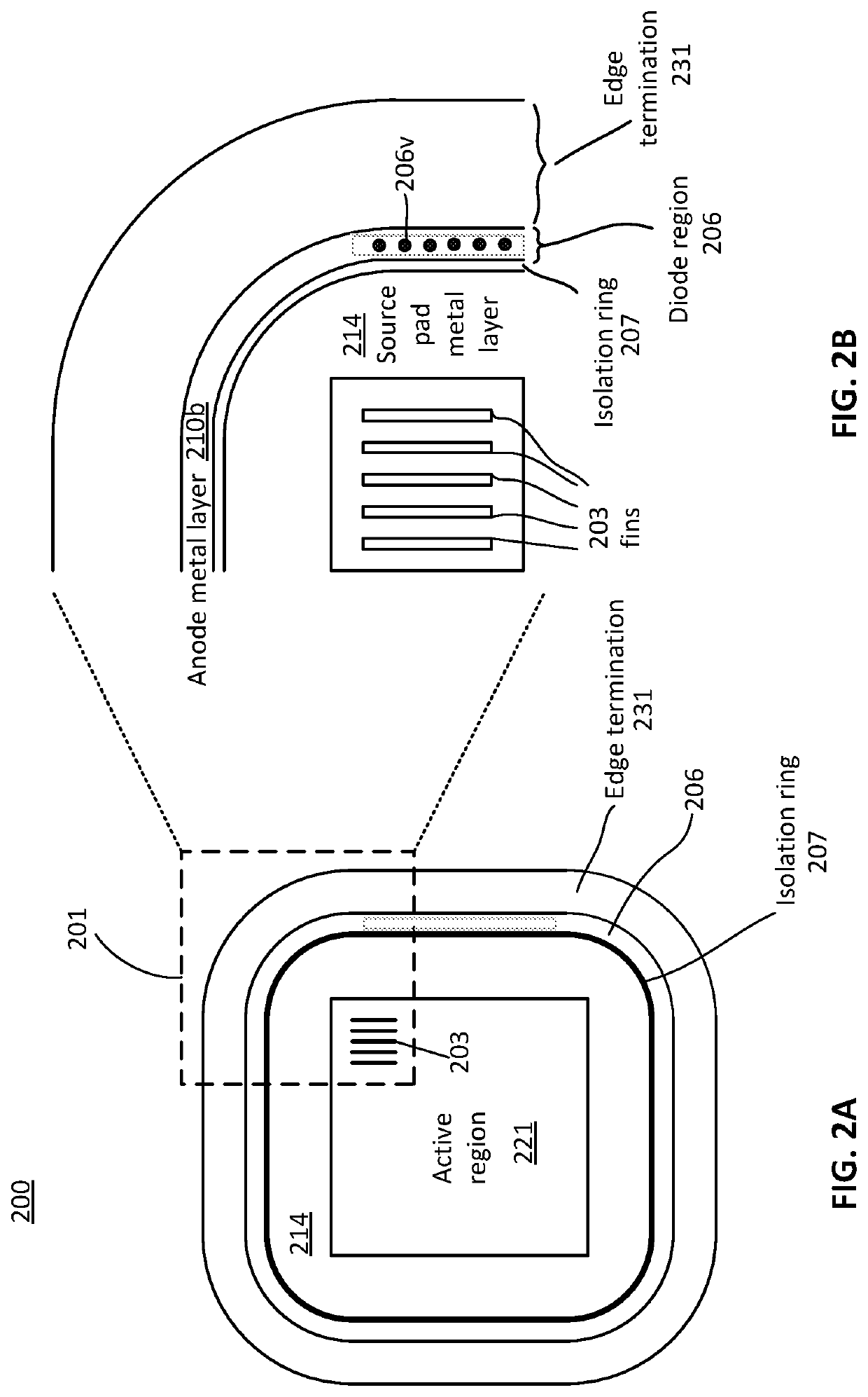 Method and system for jfet with implant isolation