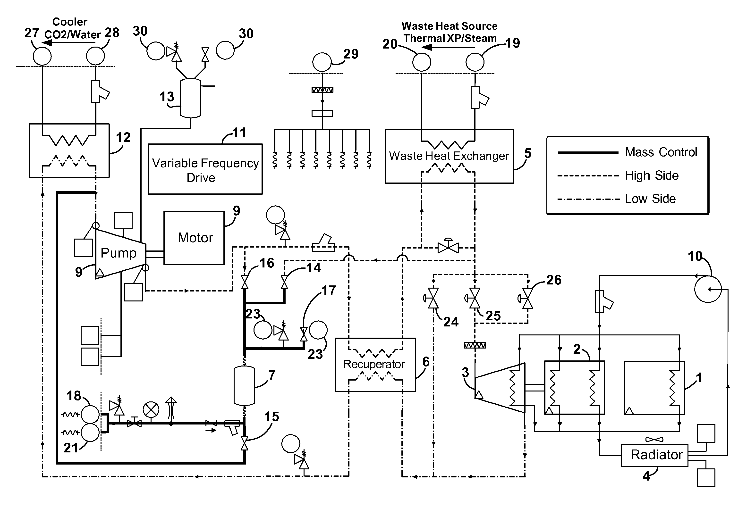 Thermal energy conversion method