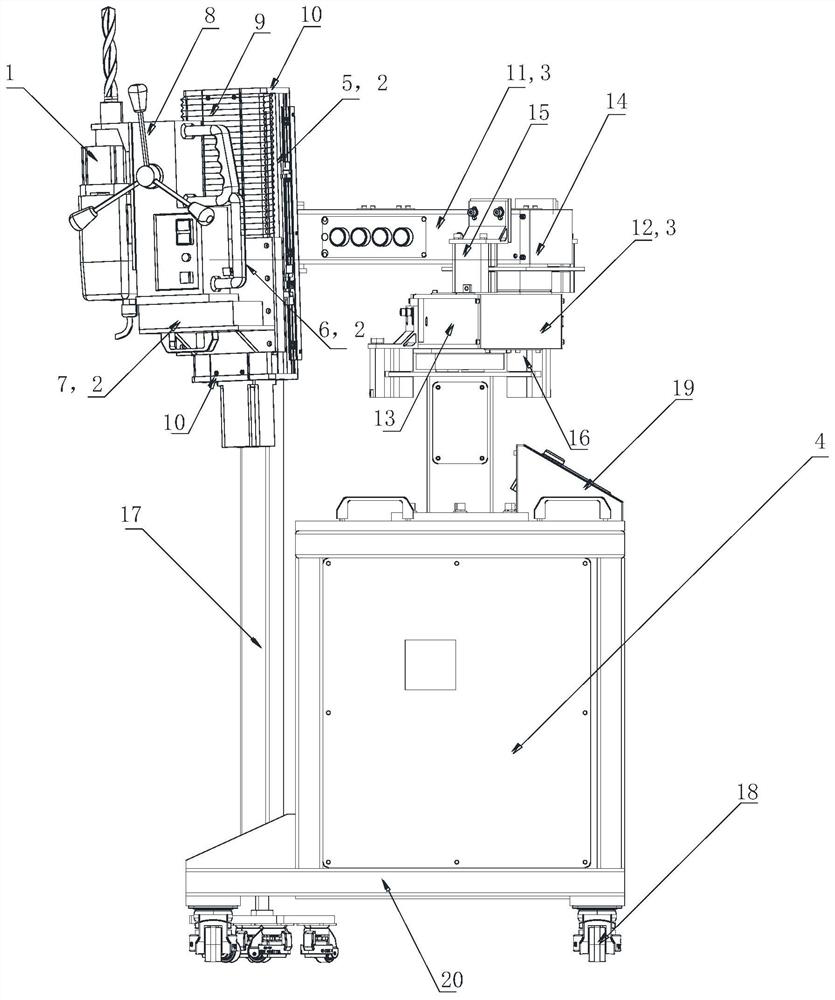 Automatic drilling equipment