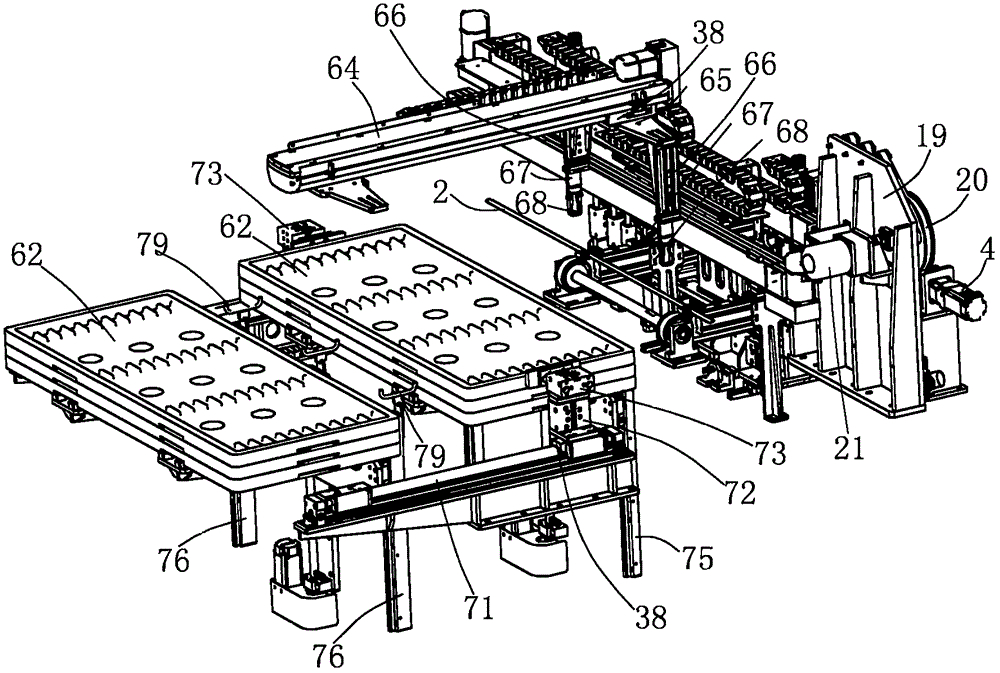 Conveying device and method for conveying strip-shaped workpieces