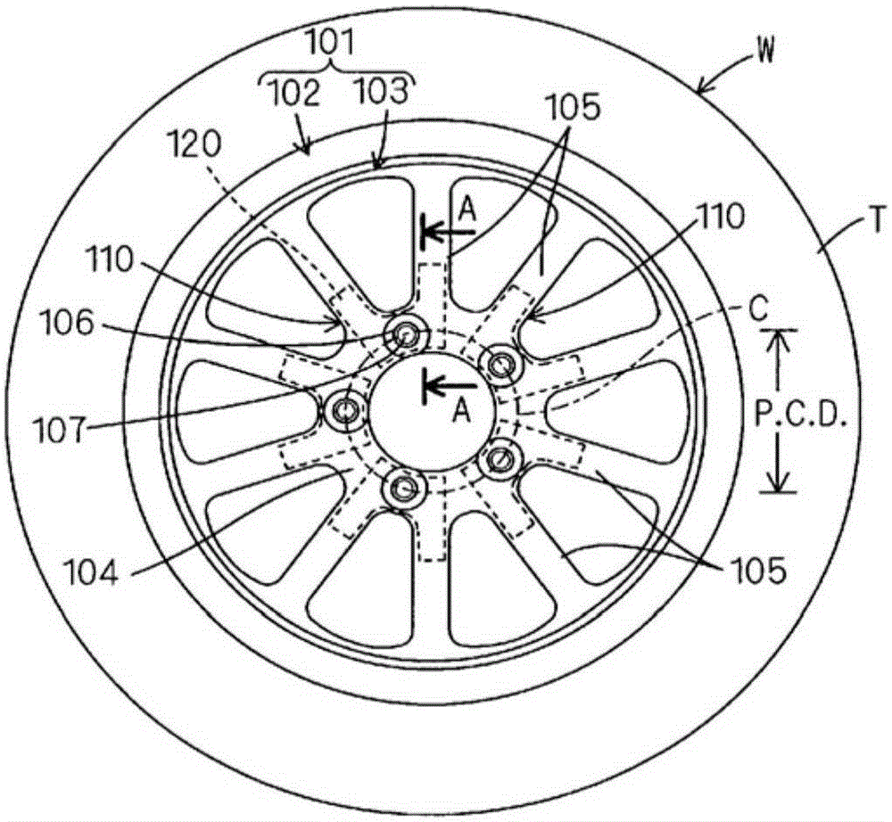 Disk wheel