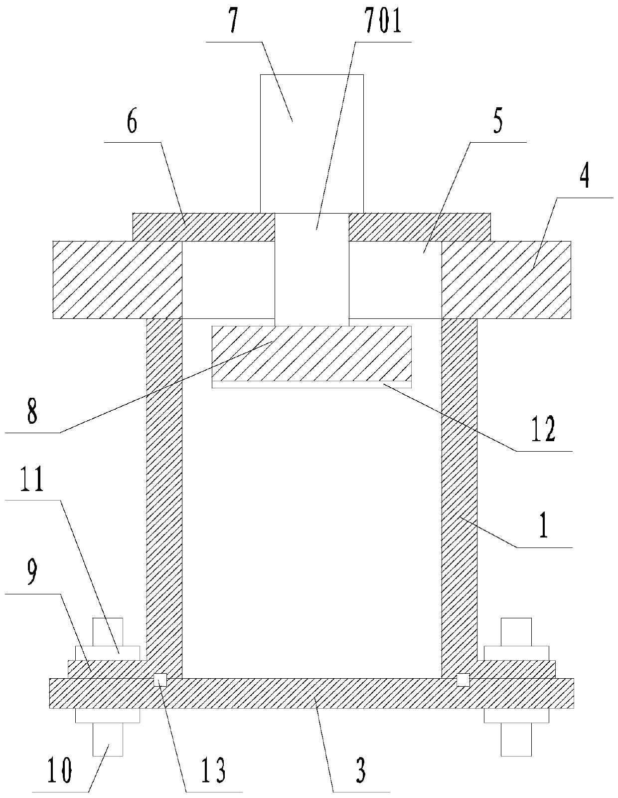 Polycrystalline silicon ingot mould, application method and coating preparation method