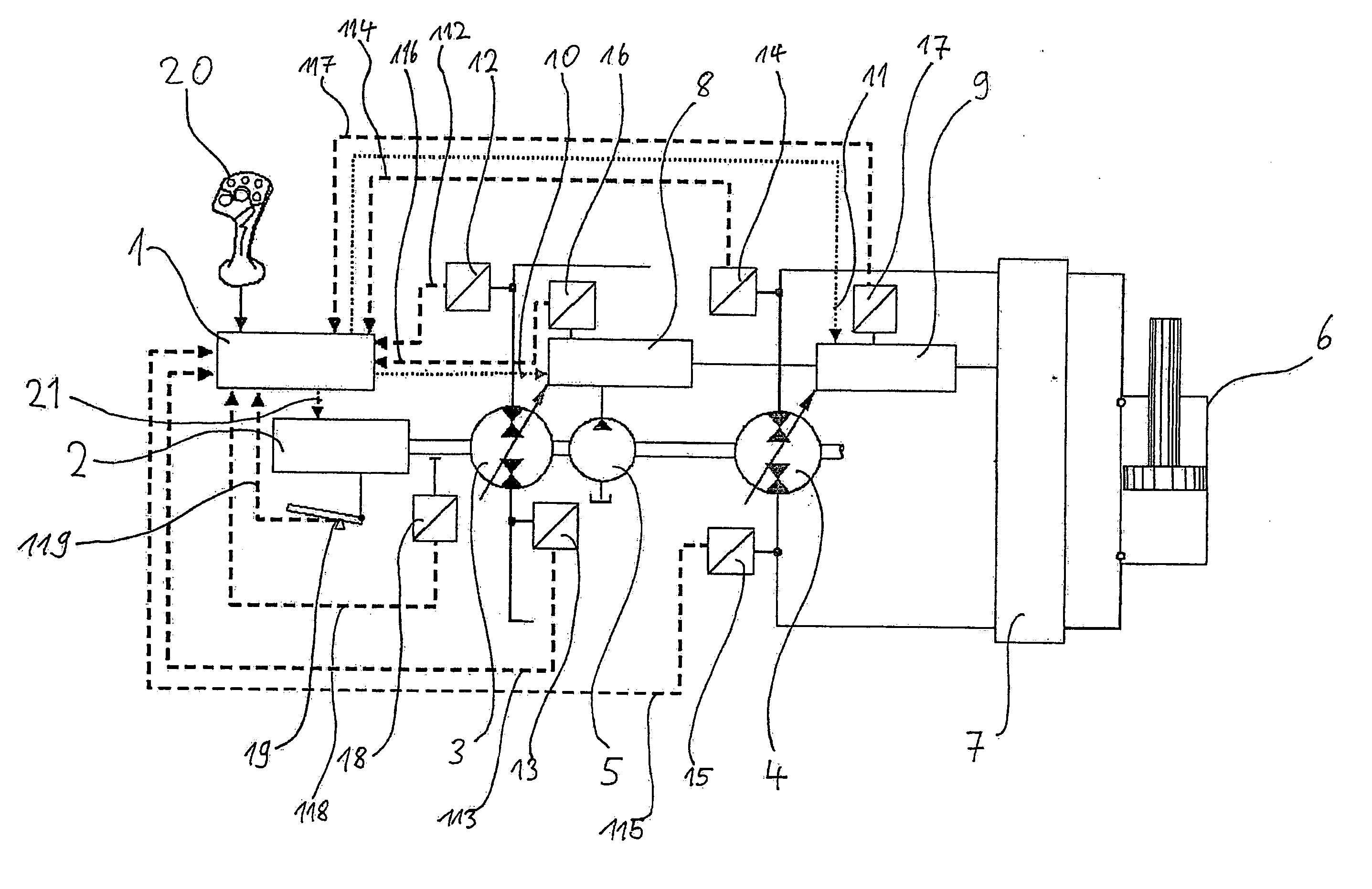 Method for controlling a hydraulic system of a mobile working machine