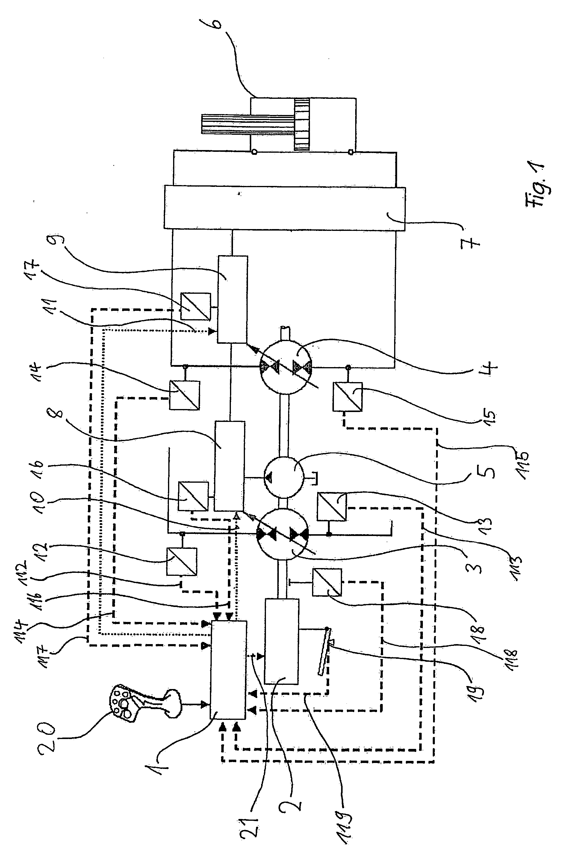 Method for controlling a hydraulic system of a mobile working machine