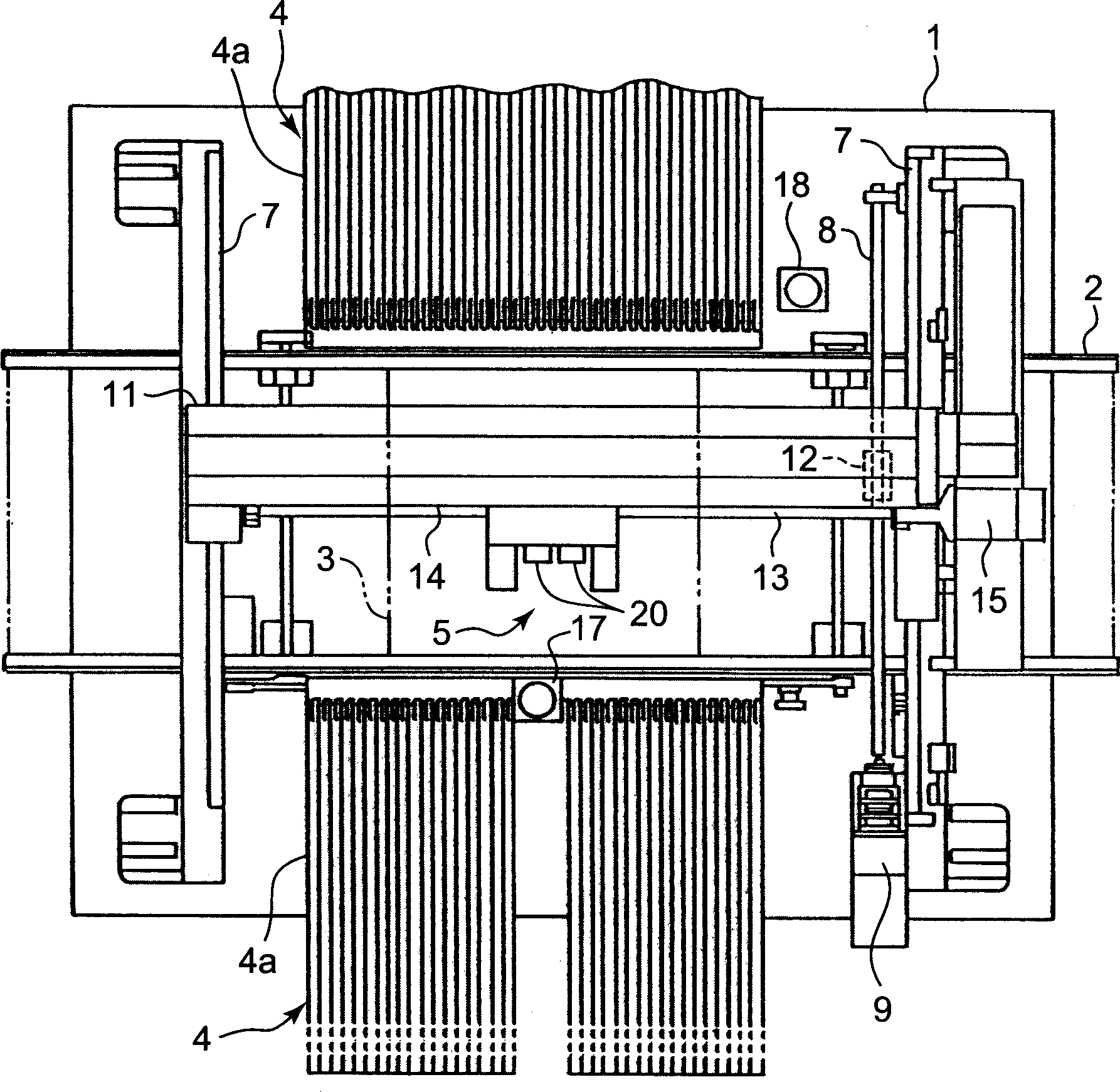 Facial mounting machine