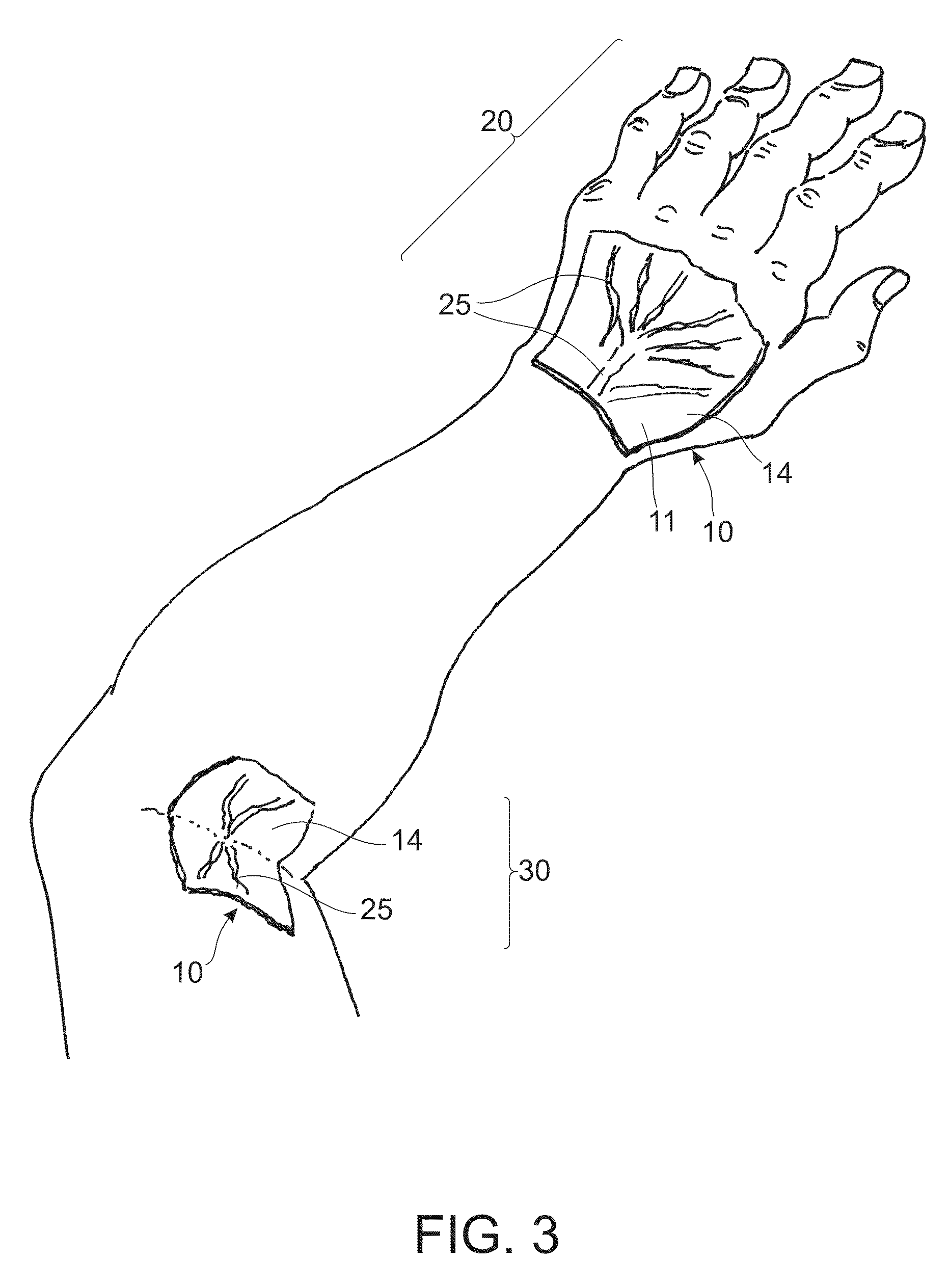 Self-cooling gel substrate for temperature differentiated imaging