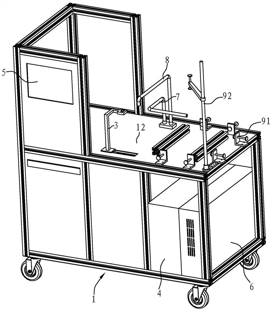 Plug-in life test device for water tank in steamer