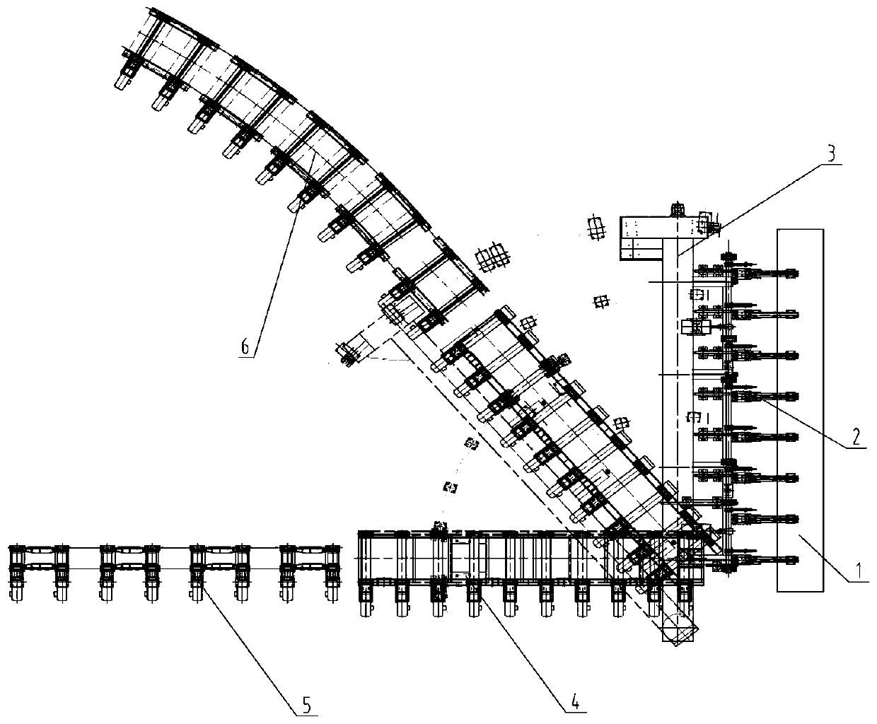 Steel billet conveying system