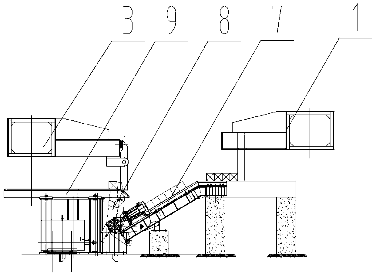 Steel billet conveying system