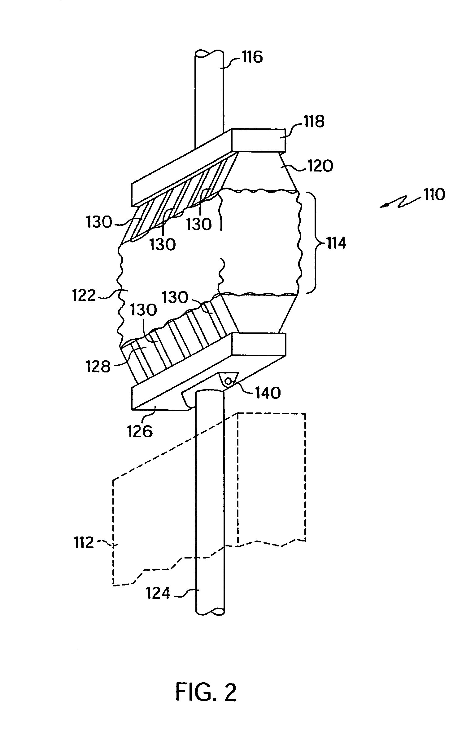 Wide aperture wire tracking with partition