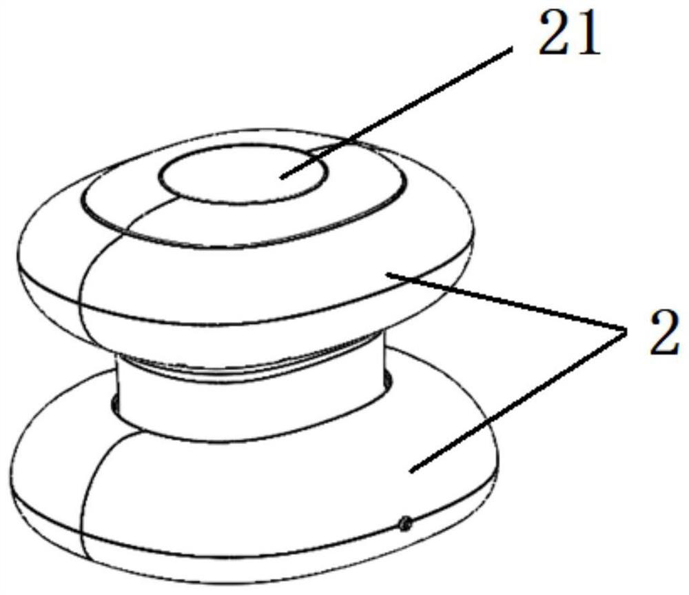 Abdomen massage device