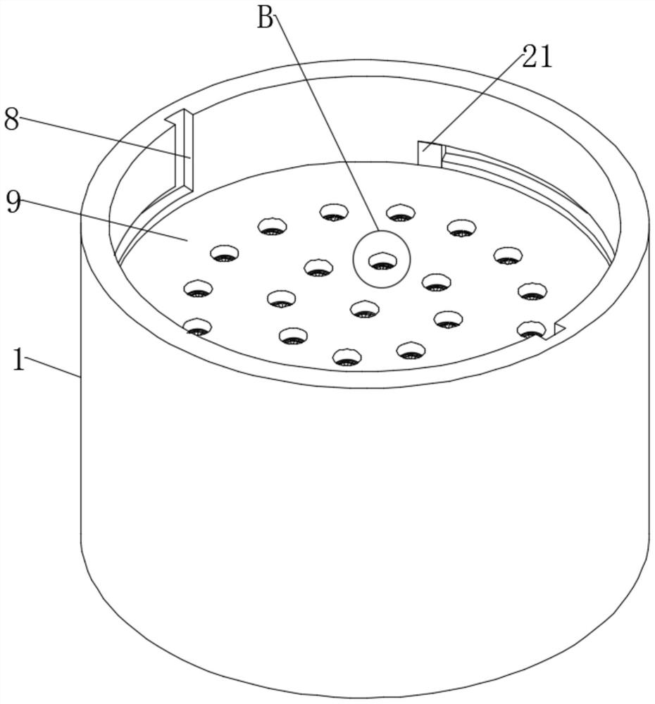 A sewage sampling device for agricultural production