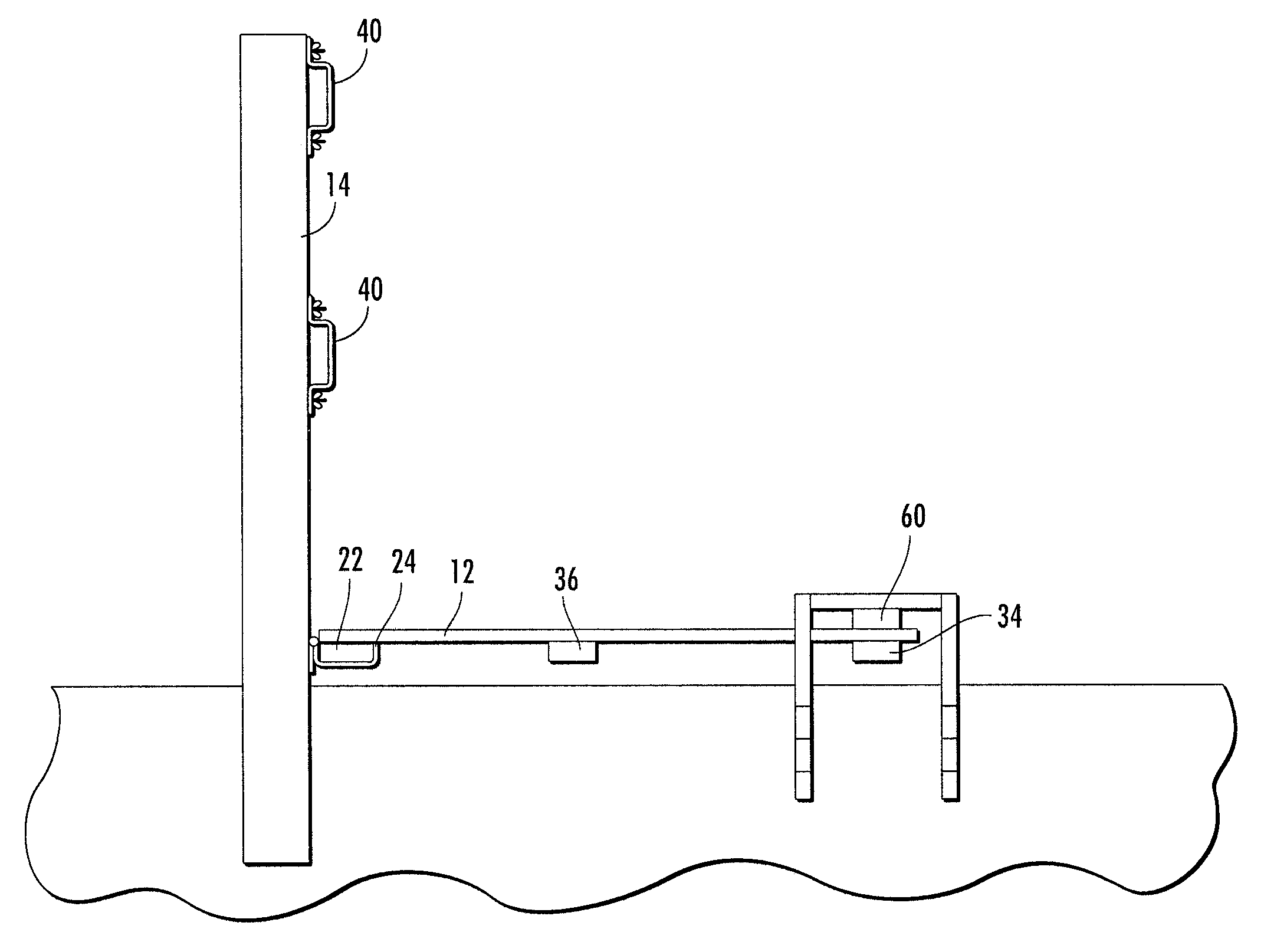 High wind fence system