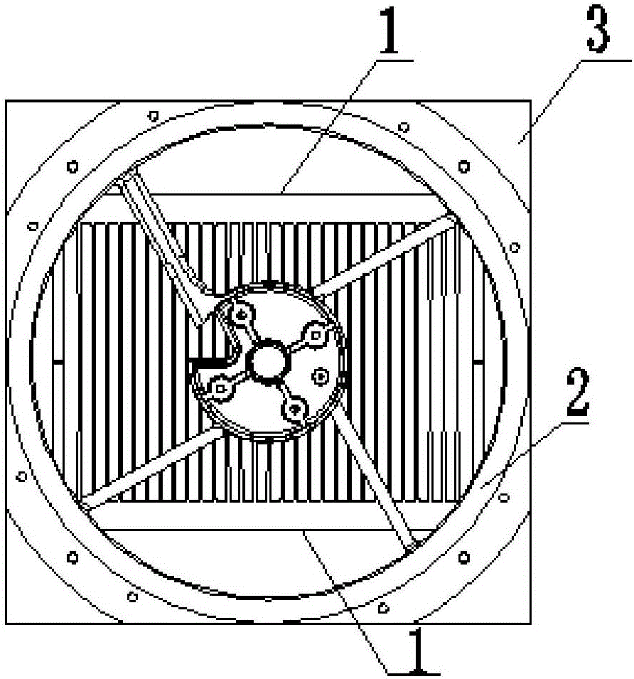 Air-cooled heat radiating module for high-power IGBT parallel connection