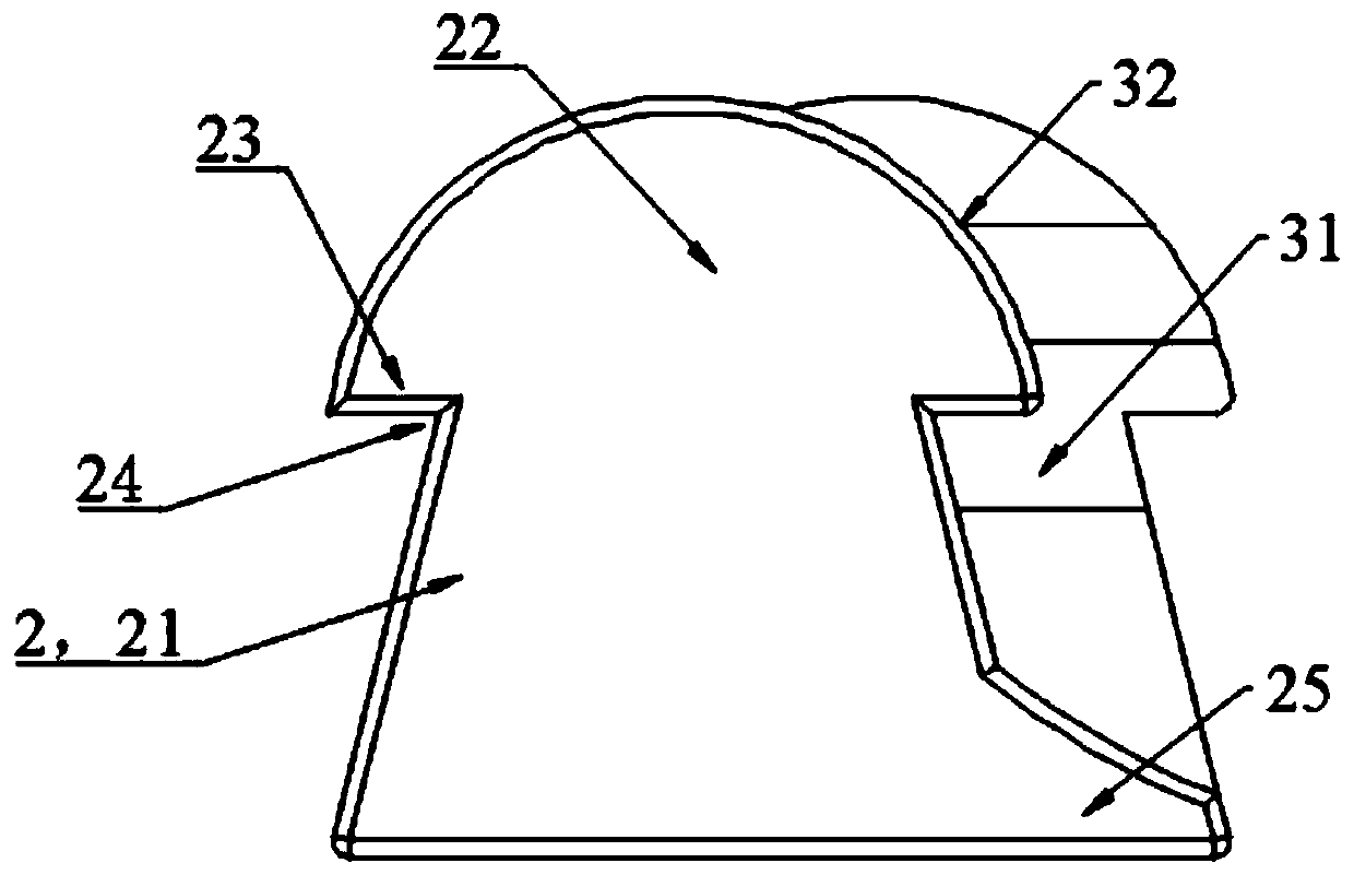 Closed zipper tooth and closed shielding zipper