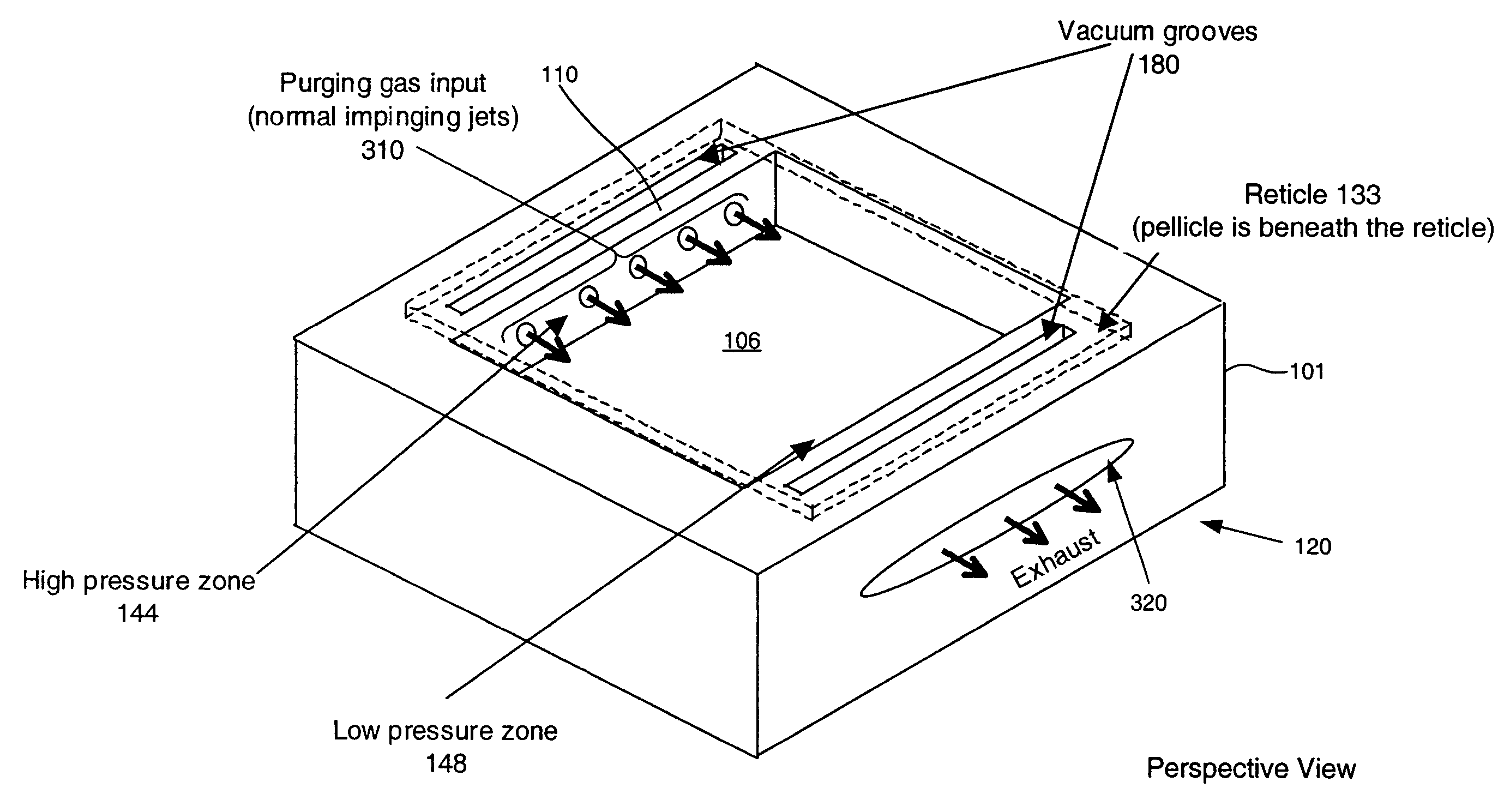 Method and system for active purging of pellice volumes