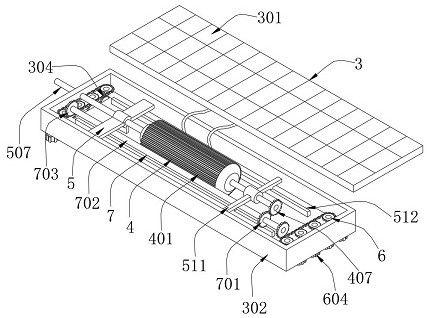 Automatic cleaning device for photovoltaic panel