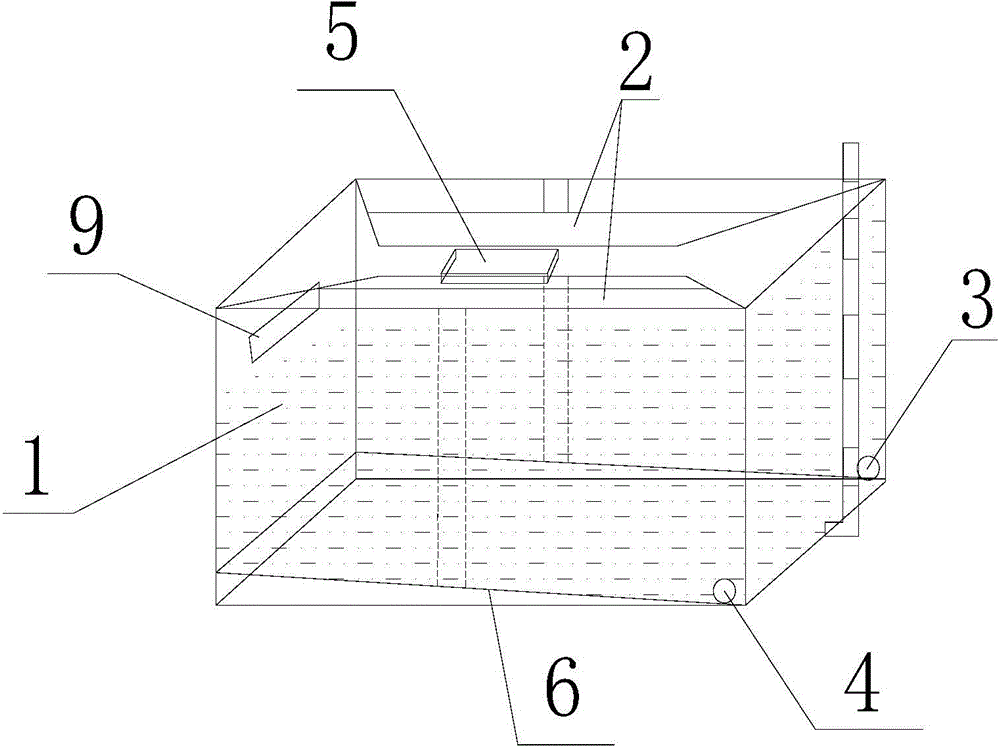 High-density industrial giant spiny frog culture device