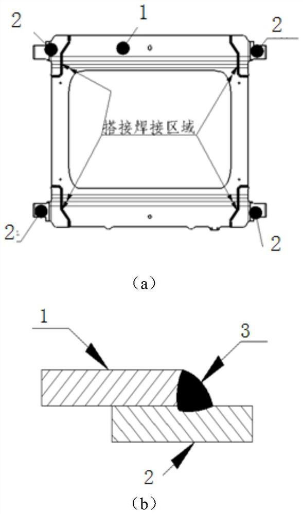 Preparation method of straddle type monorail vehicle framework bottom plate pre-assembly