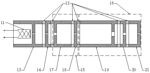 Solid material secondary electron emission coefficient testing device with intelligent measurement and control technology