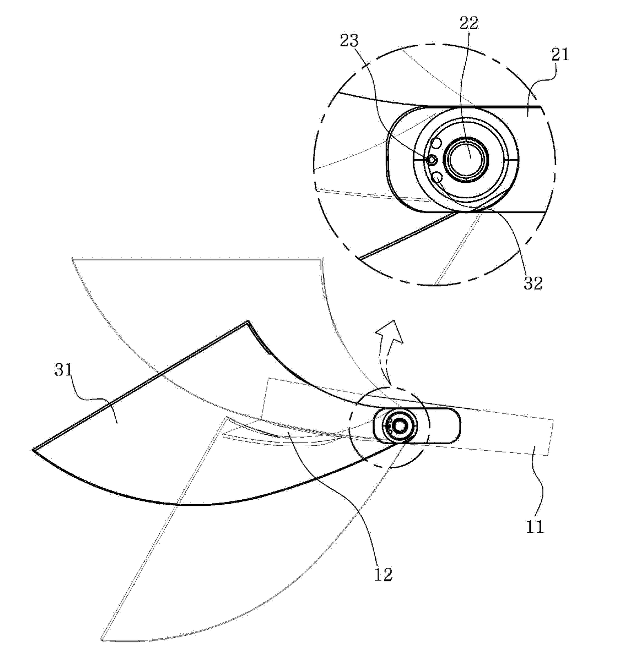 Cap with tiltable visor